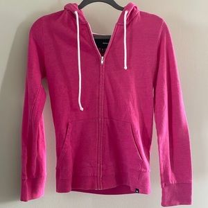 HURLEY | Pink Zip up Hoodie | Small